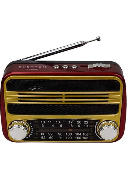 RT-310BT Fm-Usb-Tf Card- Nostaljik Radyo