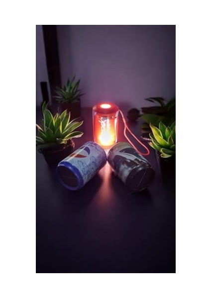 Güneş Enerjisi Ile De Dolabilen Radyolu Flash Bellek ve Hafıza Kart Destekli Süper Güçlü El Fenerli Bluetooth Speaker Şarj Edilebilir Hoparlör Bass Ses Çok Iyi (Mavi)