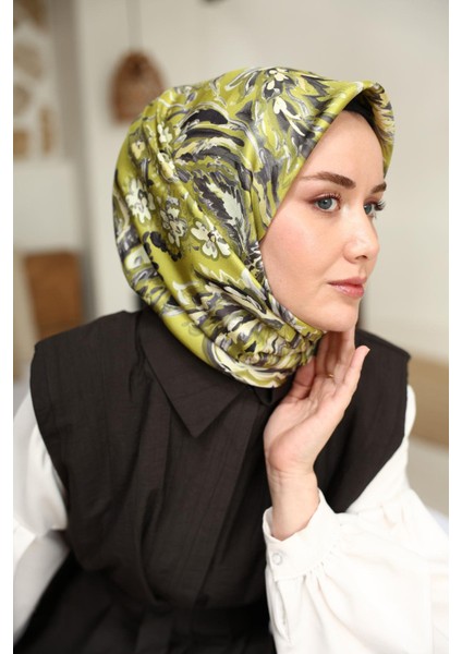 Tivil Ipek Eşarp 11469-15 Yeşil Karışık Desen fiyatları