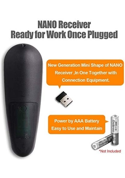 Remote Control, G30 Voice Remote Control 2.4g Wireless Air Mouse Ir Learning Gyro Sensing Remote