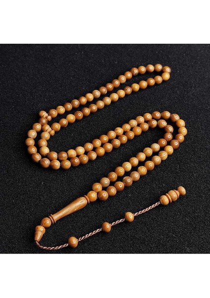 6*6 mm 99'luk Kuka Ağacı Tesbih Aksesuar Hediyelik Bijuteri Tesbih