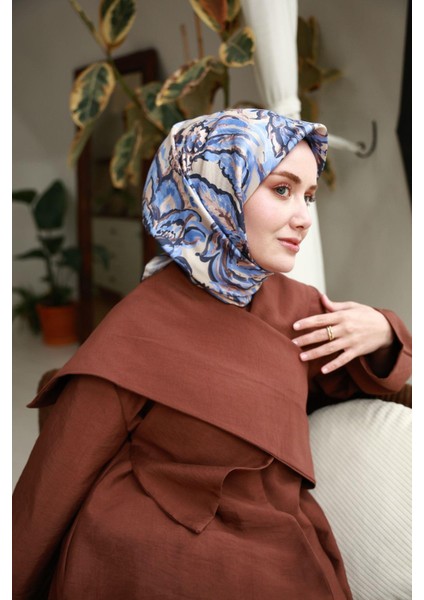 Tivil Ipek Eşarp 11469-29 Mavi Karışık Desen fiyatları