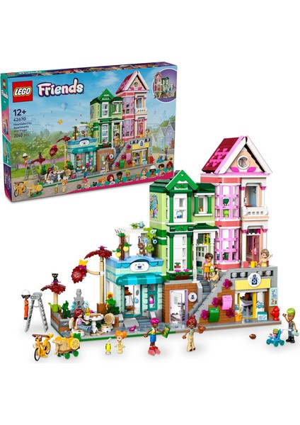 Friends Heartlake City Daireleri ve Mağazaları 42670-12 Yaş ve Üzeri Genç Kız ve Erkekler Için Mini Bebek Içeren Yaratıcı Oyuncak Yapım Seti, Doğum Günü Hediyesi (2040 Parça)