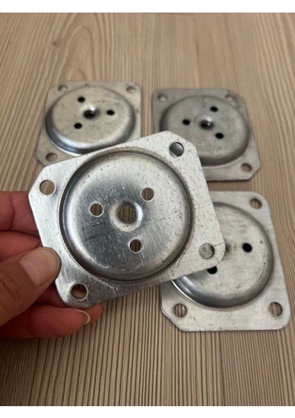 4’lü Düz Metal Bağlantı Aparatı – M8 Vida Girişli | Masa, Sandalye, Sehpa Uyumlu Montaj Seti indirimleri