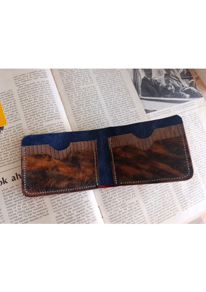 Deri Tamamen El Emeği Cüzdan 22CM*8CM * 1 Banknot Alanı 4 Kart Bölmesi ZMR10 fırsatları