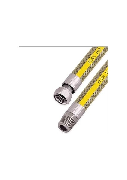 50CM Flex Doğalgaz Hortumu Çelik Örgülü modelleri