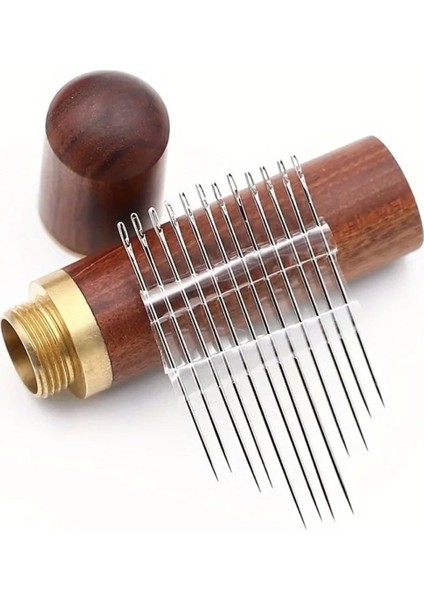 30 Adet Iğneli Ahşap Kutulu Dikiş Iğne Seti modelleri