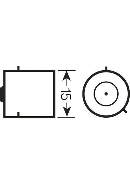 12 Volt 21W Turuncu Sinyal Ampulu BAU15S 63217160791 fiyatları