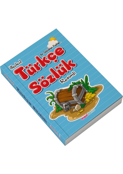Mavi Deniz Resimli Türkçe Sözlük Sert Kapak