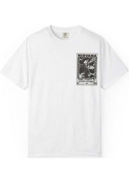 Nirvana - Oversize Unisex Tişört Streetwear Etiole Studio