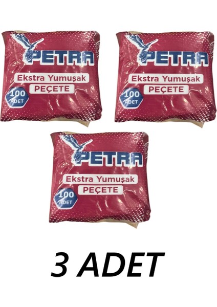 Peçete 3 Adet 100 Lü