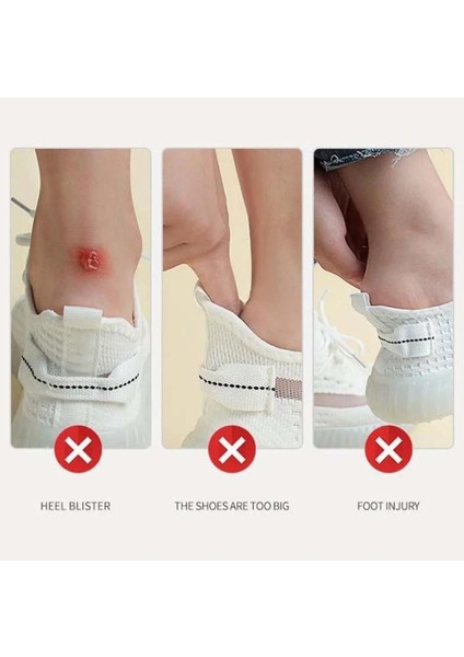 Siyah 10 mm Ortopedik Spor Ayakkabı Topuk Vurma Önleyici Daraltma Kumaş Topuk Koruyucu Yastığı Pedi