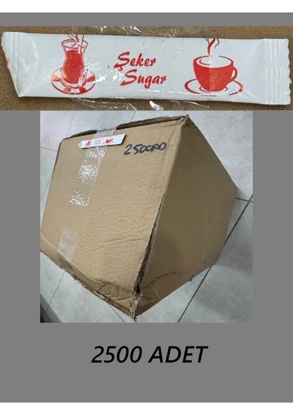 2500 Adet Stick Toz Şeker