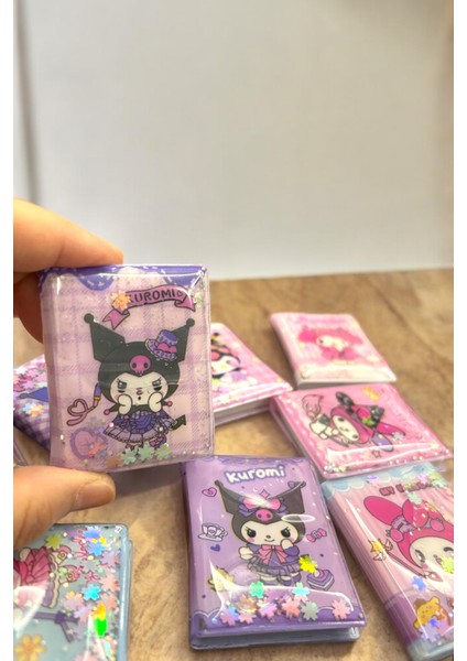 Kuromi My Melody Sulu Pullu Mini 2 Adet Sticker Defteri Albümü Sanrio Sticker Defteri