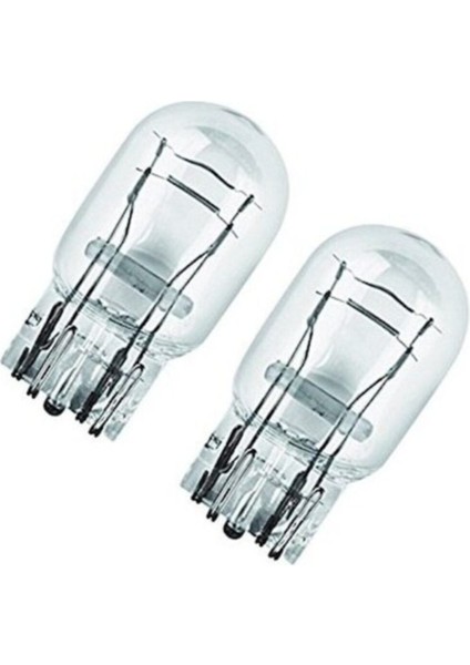 W21/5W T20 Dipsiz Ampul 12V 21/5W (2 Adet)