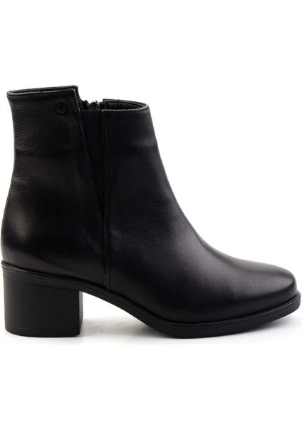 Siyah Leather Kadın Bot & Bootie K02586301703