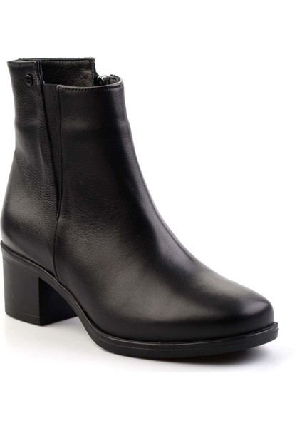 Siyah Leather Kadın Bot & Bootie K02586301703 modelleri
