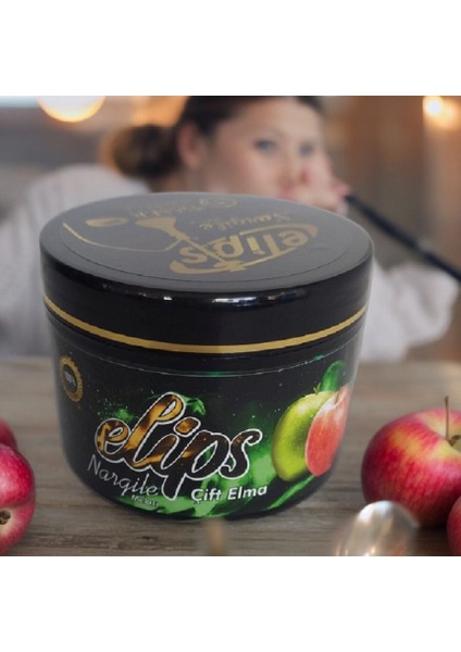 Elips nargilemelası Çift Elma 125 G
