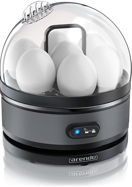 Sevencook 400W Yumurta Pişirici 7 Yumurtalık, Paslanmaz Çelik, 3 Pişirme Seviyesi