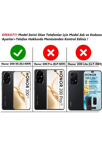 Honor 200 Kılıf Darbe Emici Köşe Korumalı Kartlıklı Cüzdanlı Silikon Kapak - Şeffaf