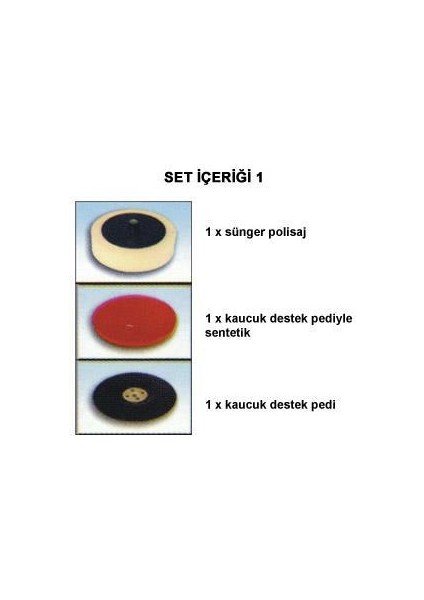 N 33997 Polisaj Seti 150 mm 8 Parça fiyatları
