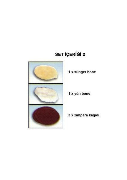 N 33997 Polisaj Seti 150 mm 8 Parça modelleri