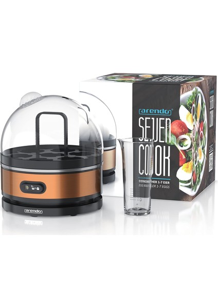 Sevencook 400W Yumurta Pişirici 7 Yumurtalık, Paslanmaz Çelik, 3 Pişirme Seviyesi fiyatları