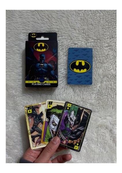 Iskambil Kağıdı Batman Poker Oyun Kartı 54 Adet Iskambil Destesi modelleri