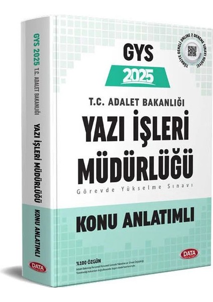 2025 Gys Adalet Bakanlığı Yazı Işleri Müdürlüğü Görevde Yükselme Sınavına Hazırlık Seti