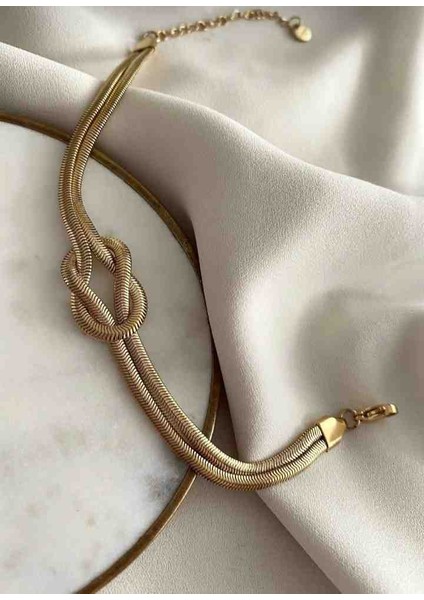 Paslanmaz Çelik Düğüm Model Zincir Bileklik