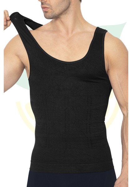 Erkek Korse Atlet - Göbek ve Göğüs Toparlayıcı, Bel Inceltici, Dik Duruş Düzeltici (Yukka indirimleri