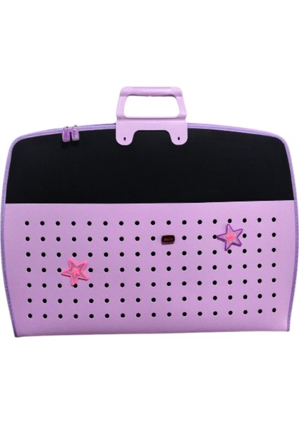 Fermuarlı 35X50 Resim Çantası, Proje Çantası Delikli Model Su Geçirmez (38X55 Cm)