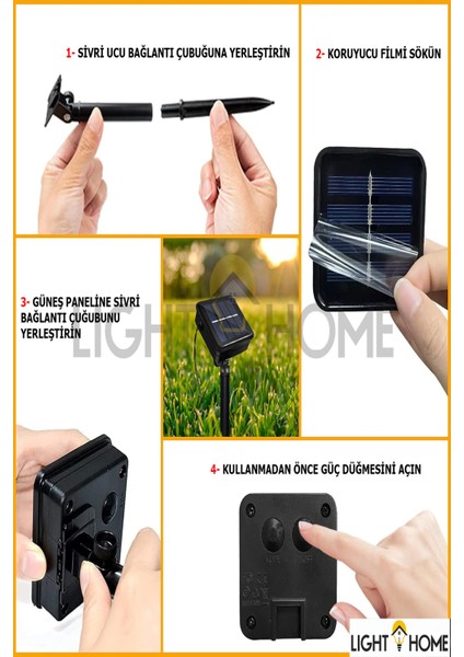 400 LED Solar Enerjili Peri LED Işık Güneş Enerjili Balkon Bahçe Parti Yılbaşı Dekor Işığı fırsatları