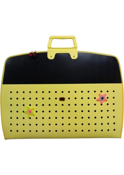 Fermuarlı 35X50 Resim Çantası, Proje Çantası Delikli Model Su Geçirmez (38X55 Cm)