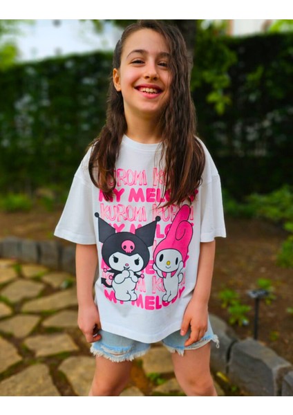 Kuromi Melody Pamuklu Tişört