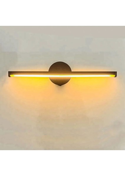 Pilli Modern LED Duvar Lambası, Alüminyum Gövde, Banyo ve Ayna Için Uygun, Minimalist Tasarım