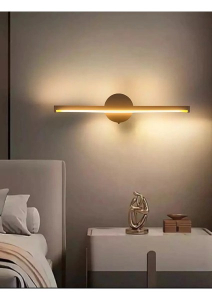 Pilli Modern LED Duvar Lambası, Alüminyum Gövde, Banyo ve Ayna Için Uygun, Minimalist Tasarım