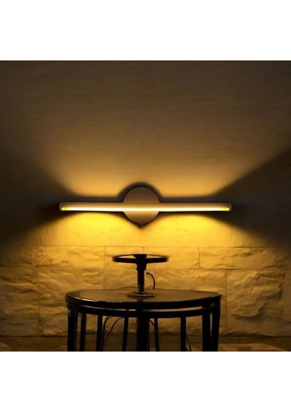 Pilli Modern LED Duvar Lambası, Alüminyum Gövde, Banyo ve Ayna Için Uygun, Minimalist Tasarım