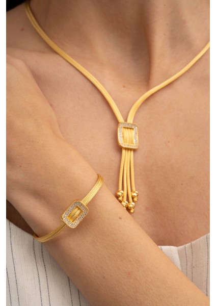 Hasır Dorissa Altın Kaplama Elişi Gümüş Set 2845 fiyatları