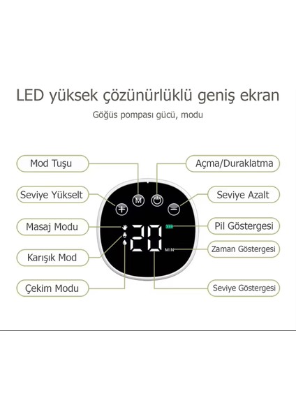 MY-376 Göğüs Pompası Şarjlı Giyilebilir Elektrikli Sessiz ve Elleri Serbest Kullanım modelleri