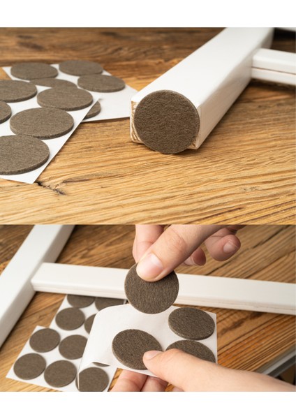 35X35 mm Yapışkanlı Keçe – 18’li Paket | Mobilya, Masa, Sandalye Ayakları Için Zemin Koruyucu Ses Önleyici ve Kaydırmaz Keçe modelleri