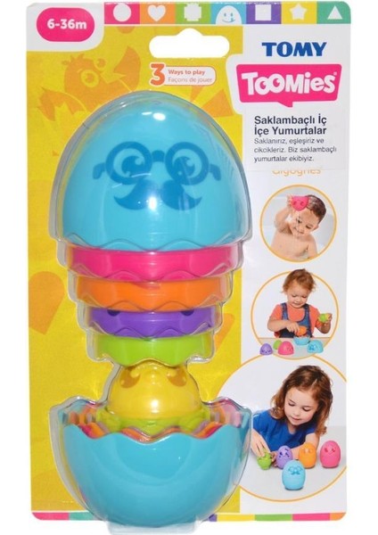 73080 Tomy - Iç Içe Yumurtalar 6-36 Ay fiyatları