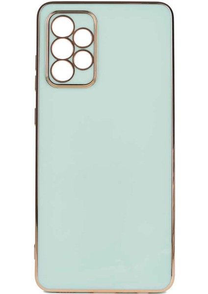 Samsung Galaxy A53 Kılıf Kenar Detaylı Yumuşak Parlak Silikon