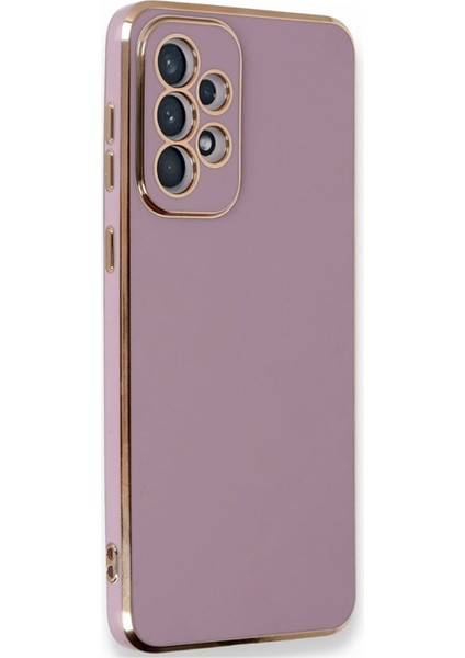 Samsung Galaxy A53 Kılıf Kenar Detaylı Yumuşak Parlak Silikon