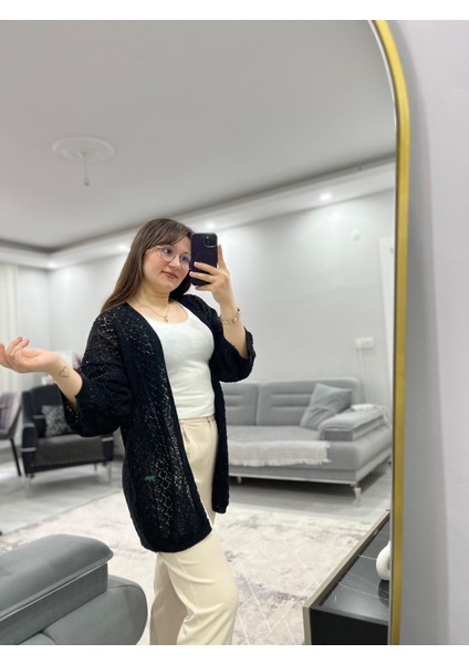 Bayan Mevsimlik Ajurlu Hırka