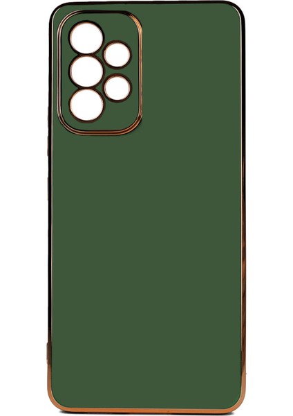 Samsung Galaxy A53 Kılıf Kenar Detaylı Yumuşak Parlak Silikon