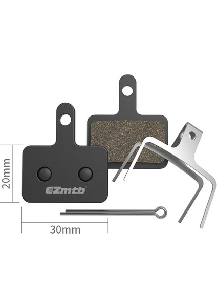 15 Adet Ezmtb Shımano Rks Ultra Güçlü Performans Disk Fren Balatası -15 Adet Yarı-Metal