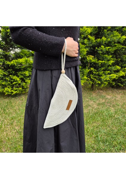 Simli Kordon Ip Clutch Makyaj El Çantası
