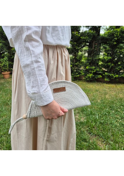 Simli Kordon Ip Clutch Makyaj El Çantası