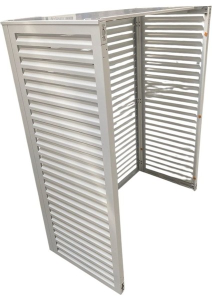Klima Motoru Gizleme Kafesi 110X56X85 cm (H) Ral 9003 Beyaz Panjur Medıum Model modelleri